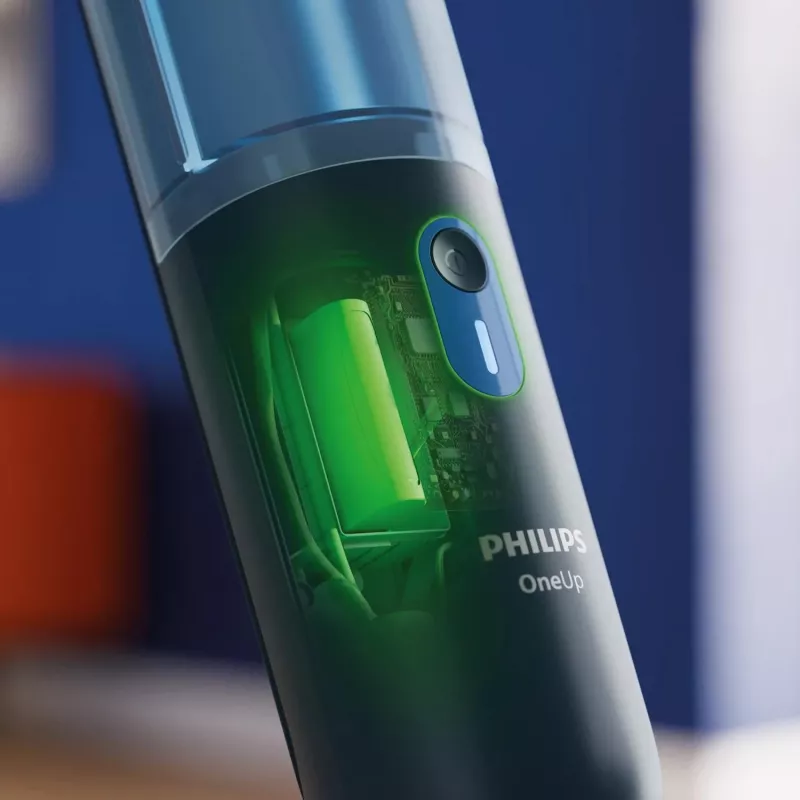 Elektrische wisser Philips XV3101/01 batterij nat zakloos blauw 1,2 Ah