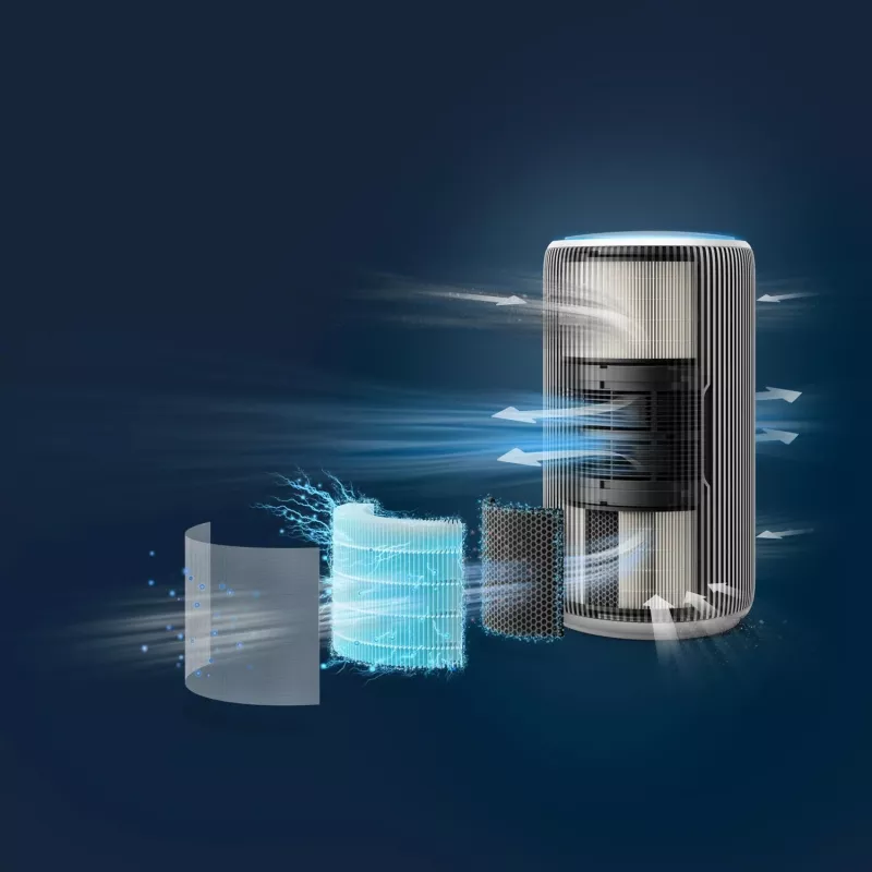 Philips 3200 serie PureProtect, 47,5 dB, 520 m³/h