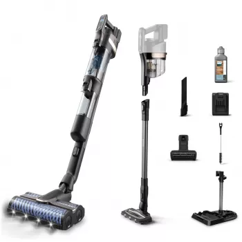 Philips 9000 Series XW9463/11 steelstofzuiger/elektrische bezem 2-in-1 steelstofzuiger accu nat&droog zakloos 150 W zwart