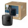 Rijstkoker Philips 3000 Series HD3080/80, 0,54 L, 400 W, zwart, knopbediening