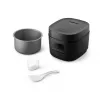 Rijstkoker Philips 3000 Series HD3080/80, 0,54 L, 400 W, zwart, knopbediening