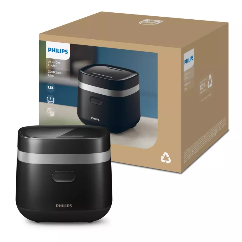 Philips 3000 series HD3090/80 elektrische snelkookpan zwart 436 W