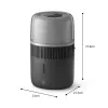 Luchtbevochtiger Philips 5000 serie HU5710/03 – stoomluchtbevochtiger, 4,5 l, grafiet