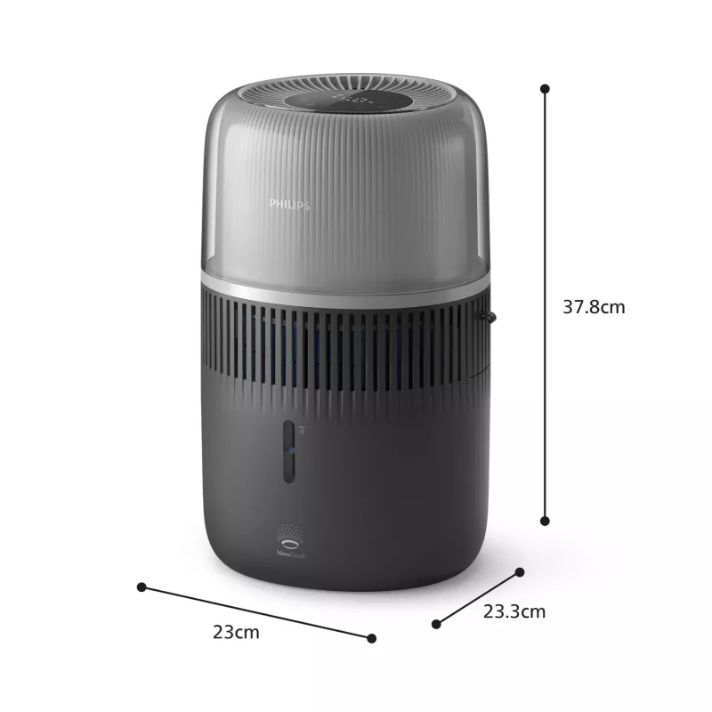 Luchtbevochtiger Philips 5000 serie HU5710/03 – stoomluchtbevochtiger, 4,5 l, grafiet
