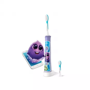 Sonische tandenborstel Philips Sonicare For Kids HX6322/12 – ingebouwde Li-Ion-accu, 1 handstuk, 2 borstelkoppen, modus dagelijkse verzorging