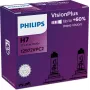 Philips VisionPlus 12972VPC2 meer veiligheid en comfort, 55 W, 12 V, H7, halogeen, 2 stuks