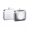Mobiele oplader Satechi ST-UC2WCDM USB draadloos laden headset smartwatch zilver wit