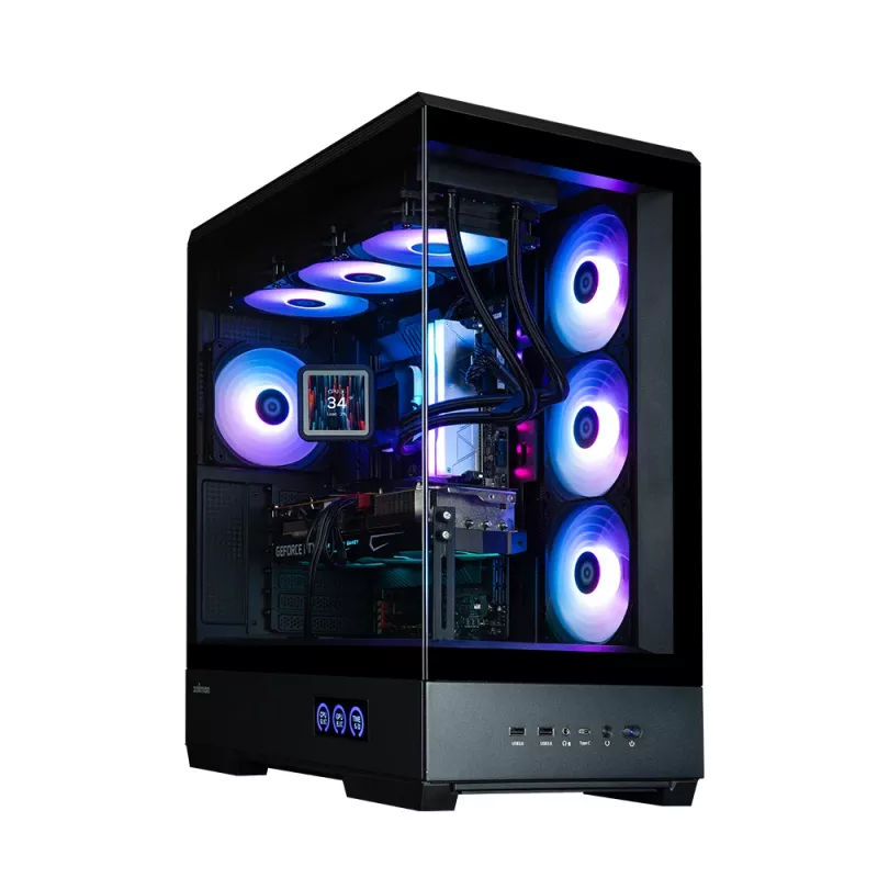 PC-behuizing Zalman P50 DS zwart midi tower