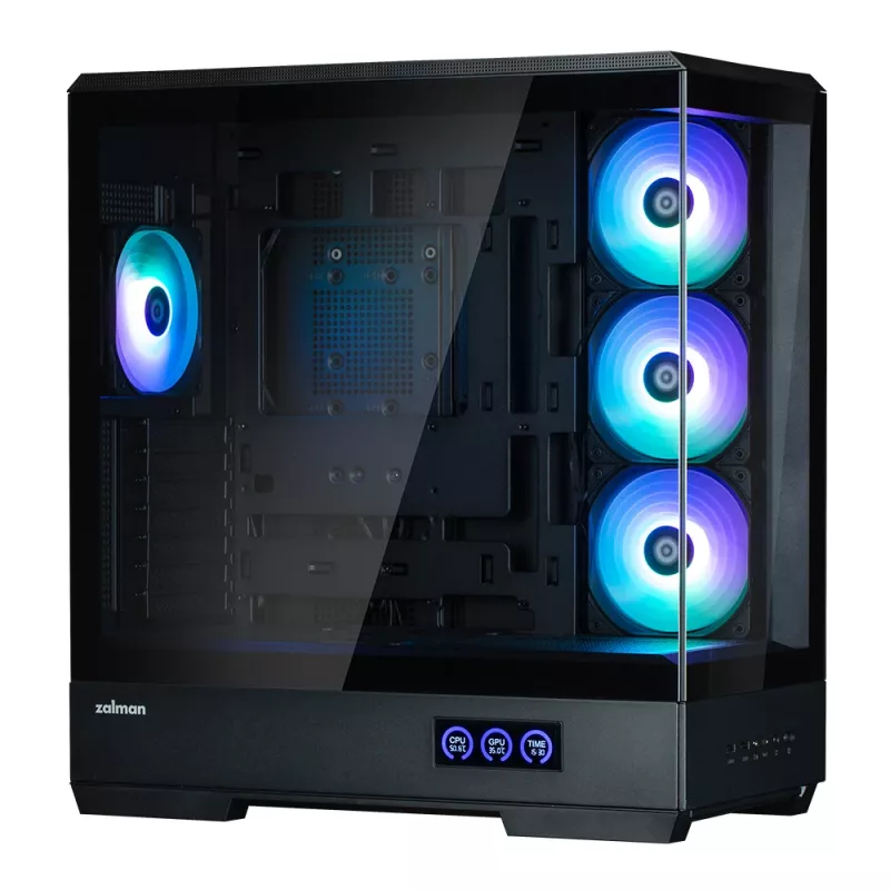 PC-behuizing Zalman P50 DS zwart midi tower