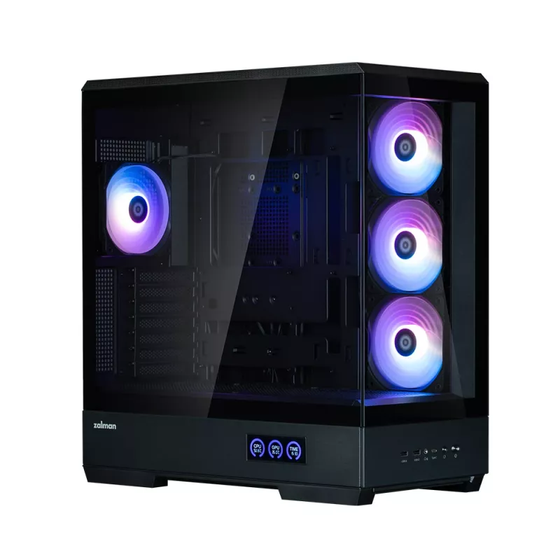 PC-behuizing Zalman P50 DS zwart midi tower