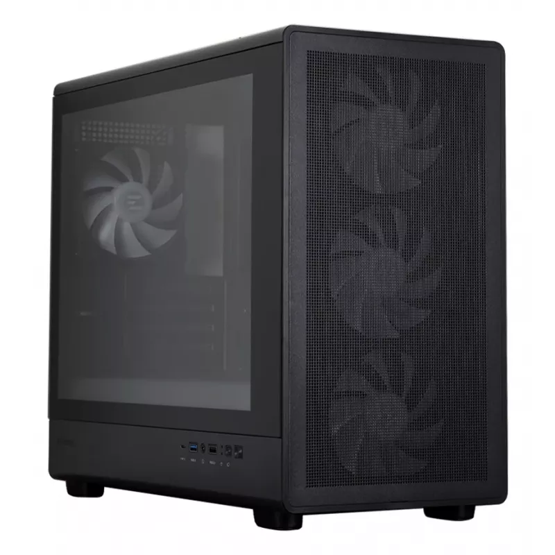Computerbehuizing M5 zwart mATX mini tower zwart
