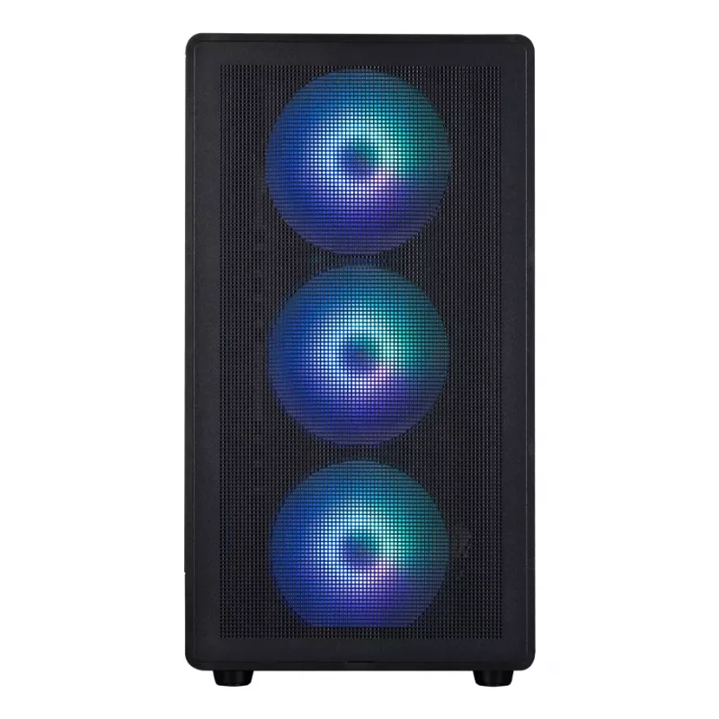 Computerbehuizing M5 zwart mATX mini tower zwart
