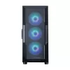 ZALMAN PC-behuizing i3 NEO V2 mid tower, ARGB-ventilator x4, zwart