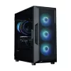 ZALMAN PC-behuizing i3 NEO V2 mid tower, ARGB-ventilator x4, zwart