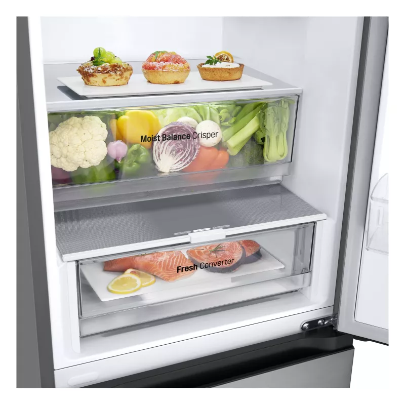 LG GBV3100DPY vrijstaand 344 L zilver