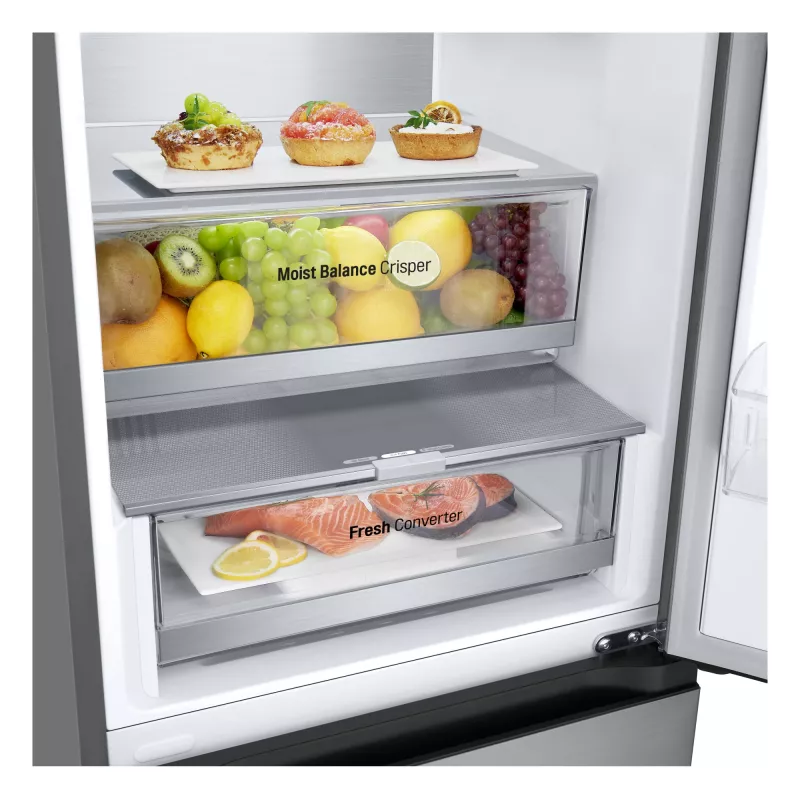 LG GBV5240DPY vrijstaand 387 L zilver