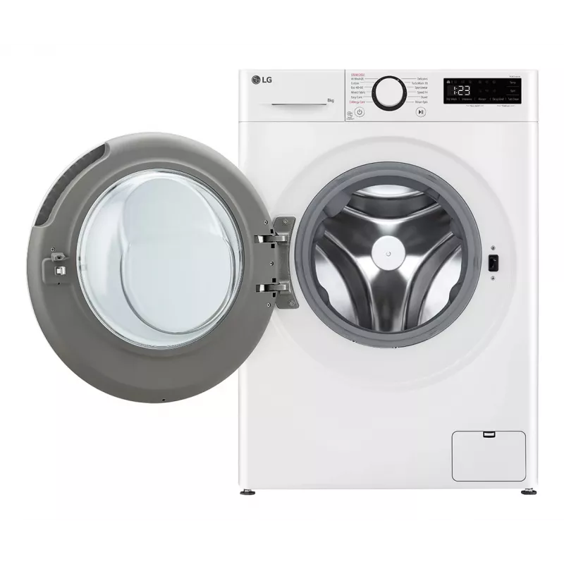 LG F2WR508S0W wasmachine frontlader 8 kg 1160 t/min zwart, wit