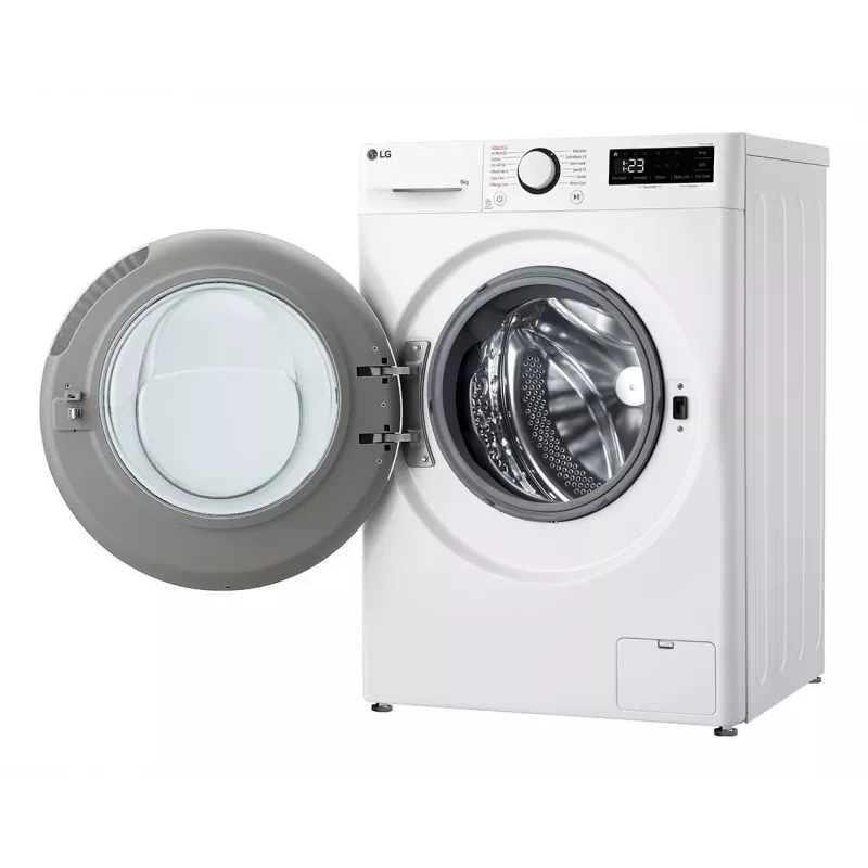 LG F2WR508S0W wasmachine frontlader 8 kg 1160 t/min zwart, wit