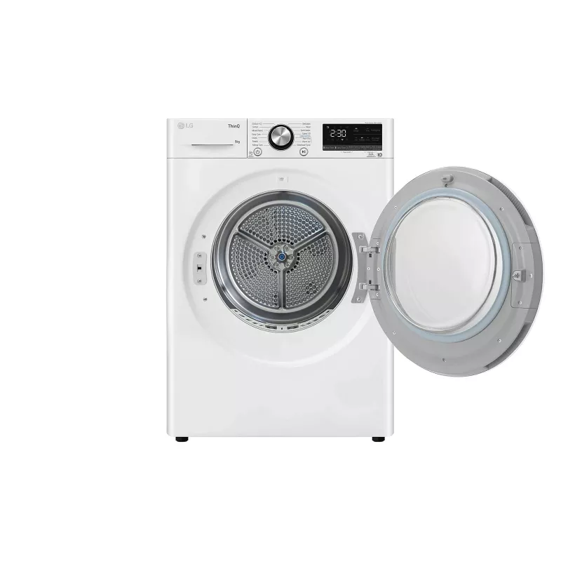 LG RH90V9AV2N wasdroger vrijstaand frontlader 9 kg wit
