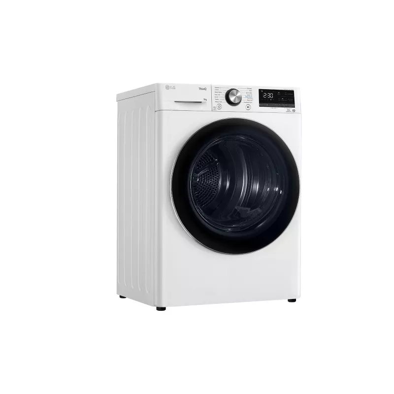 LG RH90V9AV2N wasdroger vrijstaand frontlader 9 kg wit