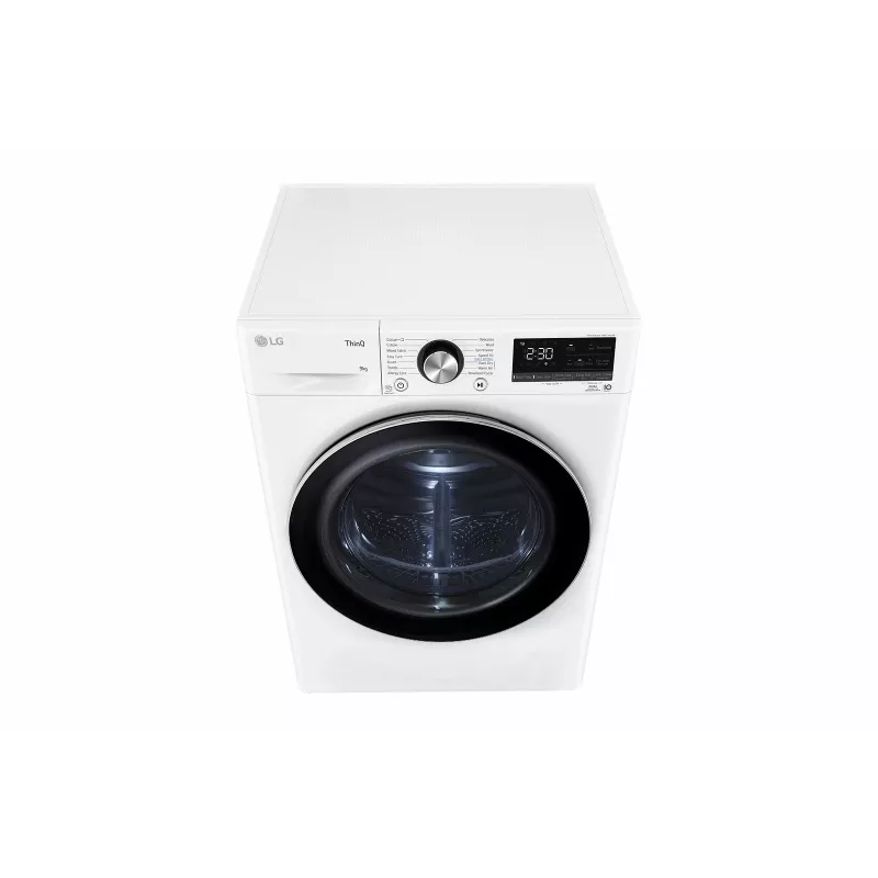 LG RH90V9AV2N wasdroger vrijstaand frontlader 9 kg wit