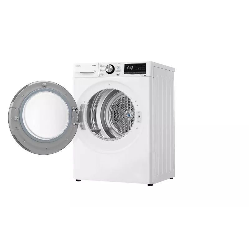 LG RH90V9AV2N wasdroger vrijstaand frontlader 9 kg wit