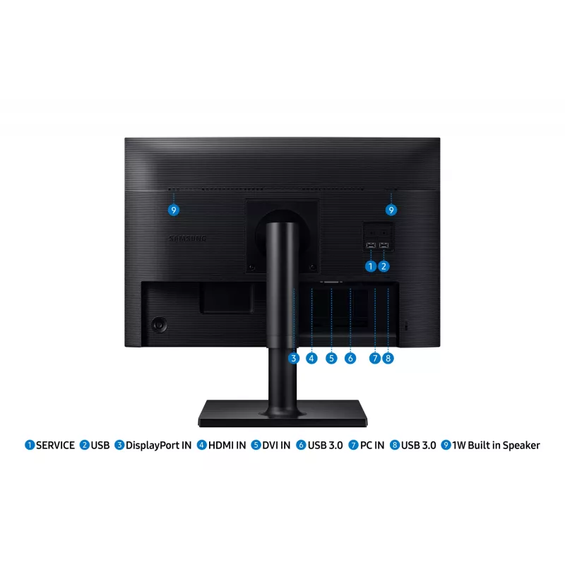 Samsung T45F computermonitor 61 cm (24 inch) 1920 x 1200 pixel WUXGA LCD zwart