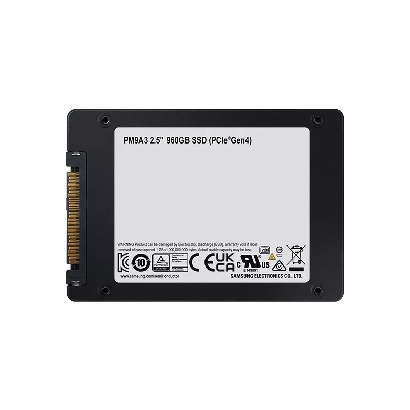 Samsung PM9A3 960 GB 2,5 inch PCI Express 4.0 NVMe V-NAND TLC