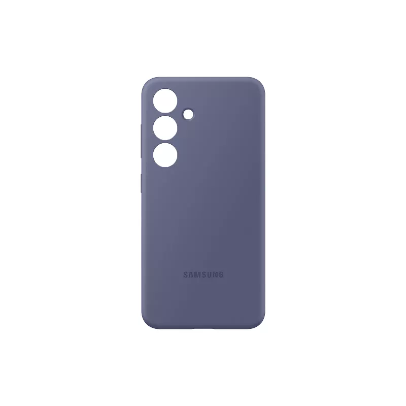 Siliconenhoesje Samsung Galaxy S24 violet monochromatisch