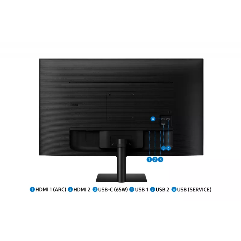Samsung M70D computermonitor 81,3 cm (32 inch) 3840 x 2160 pixel 4K Ultra HD LED zwart