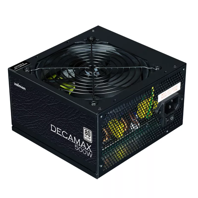 Zalman Decamax voeding 500 W ATX zwart