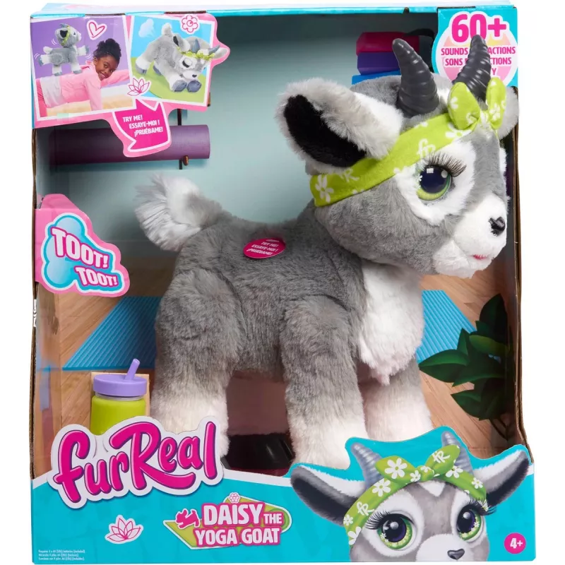 FurReal Daisy de yoga-geit, jongen/meisje, 4 jaar, met geluid