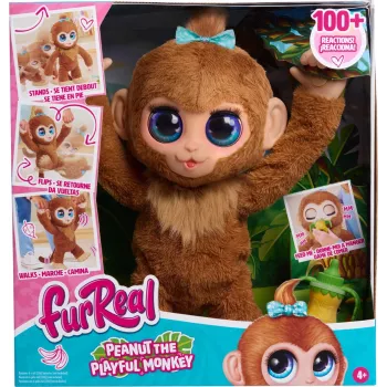 FurReal Peanut de speelse aap, jongen/meisje, 4 jaar FurReal Peanut de speelse aap. Productkleur: meerkleurig