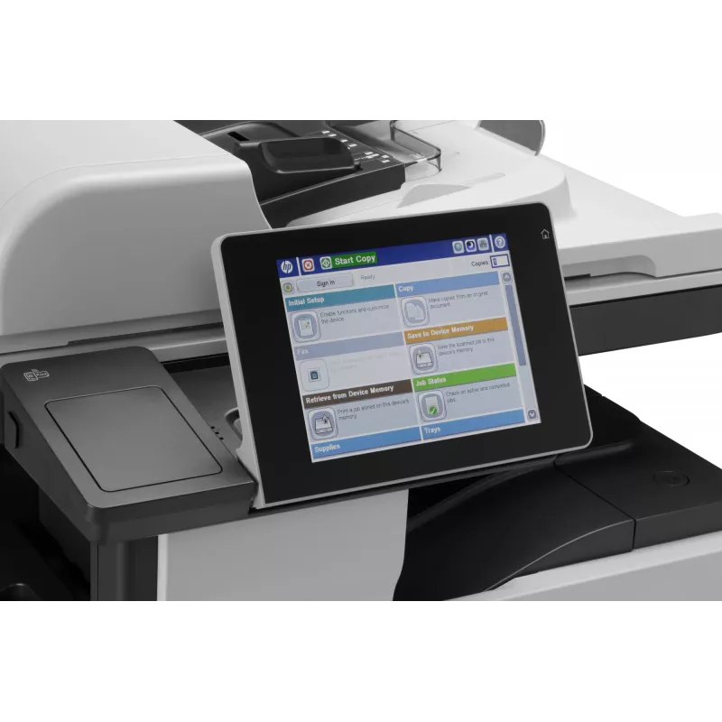 HP LaserJet Enterprise MFP M725dn, laser, zwart-witafdruk, 1200 x 1200 DPI, A3, direct afdrukken, zwart, grijs