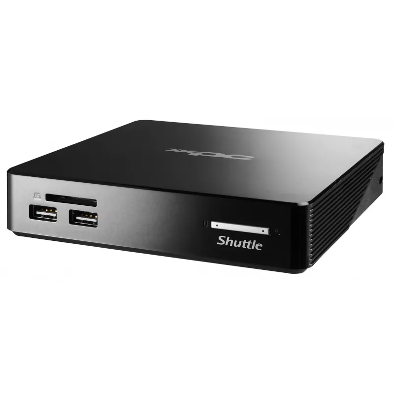 Shuttle XPC nano NS02EV2 Rockchip RK3368 2 GB DDR3L-SDRAM 16 GB eMMC Android 8.1 nettop mini-pc zwart