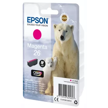 Epson Eisbär losse cartridge magenta 26 Claria Premium Ink