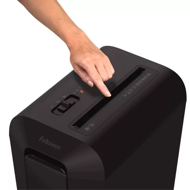 Fellowes LX65 papierversnipperaar kruissnede 4 cm zwart
