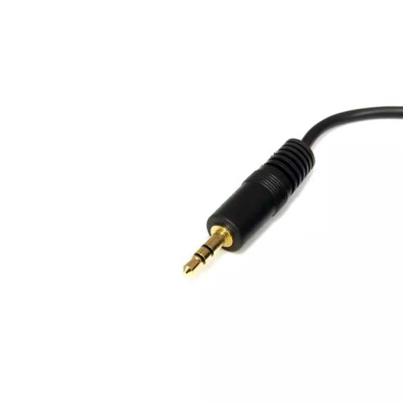 StarTech.com 1,8 m 3,5 mm stereo-audiokabel - M/M, 3,5 mm, stekker, 3,5 mm, stekker, 1,8 m, zwart