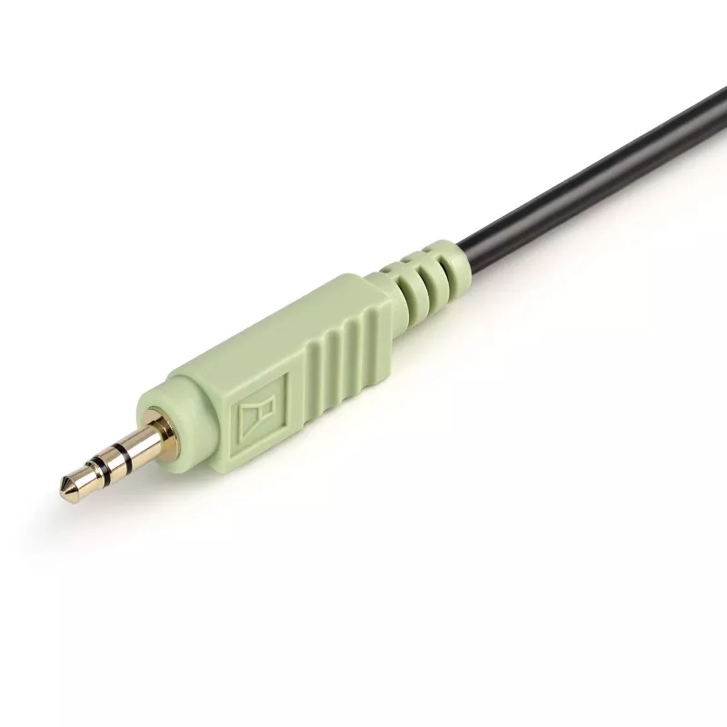 StarTech.com 1,8 m 4-in-1 USB DVI KVM-kabel met audio en microfoon