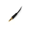 StarTech.com 1,8 m slanke 3,5 mm stereo-audiokabel - M/M, 3,5 mm, stekker, 3,5 mm, stekker, 1,8 m, zwart