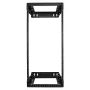 StarTech.com 24U 19 inch wandmontage netwerkrack – verstelbare diepte 12–20 inch 2-paals open-frame serverrack voor AV/data/IT-communicatie/computerapparatuur/switch met kooimoeren & schroeven