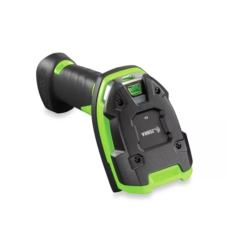 Zebra DS3608-ER handheld barcodescanner 1D/2D laser zwart, groen
