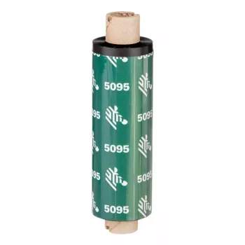 Zebra 5095 resin-thermotransferlint 74 m zwart