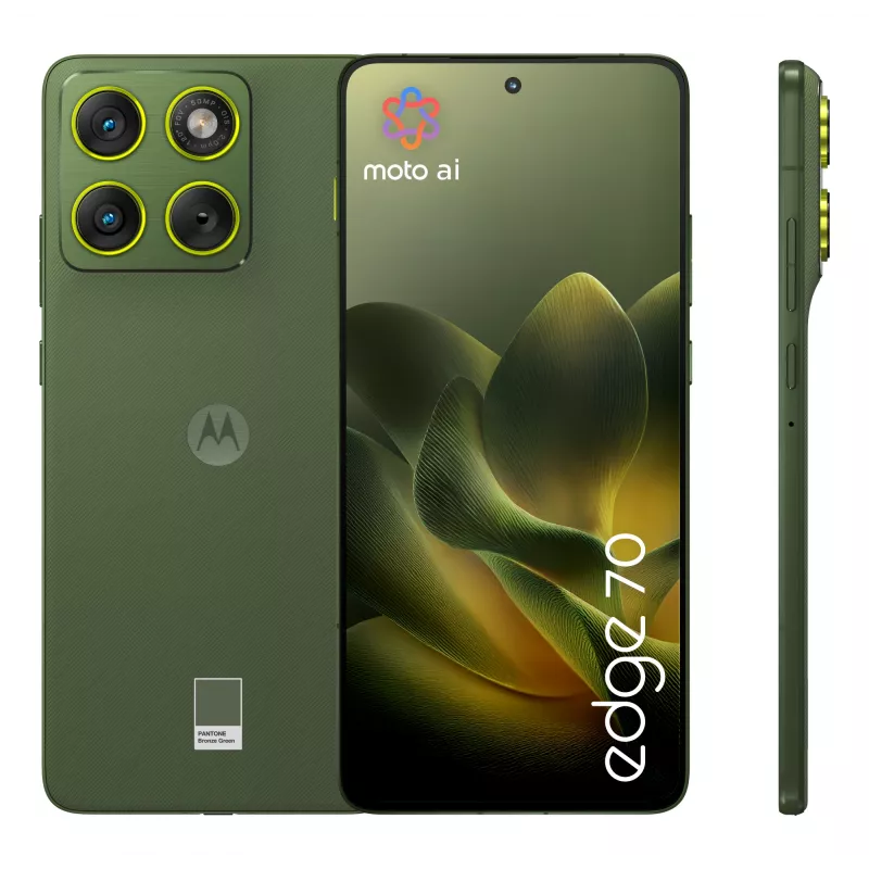 Motorola edge 70 17 cm (6.7 inch) dual SIM Android 16.0 5G USB Type-C 12 GB 512 GB 4800 mAh groen