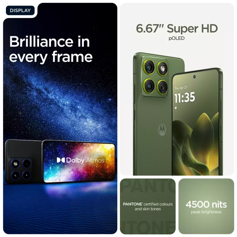 Motorola edge 70 17 cm (6.7 inch) dual SIM Android 16.0 5G USB Type-C 12 GB 512 GB 4800 mAh groen