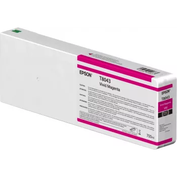 Epson losse cartridge Vivid Magenta T804300 UltraChrome HDX/HD 700 ml