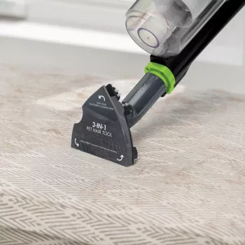 Bissell Multireach Active 3-in-1 huisdierhaar-bekledingsmondstuk, bekledingsmondstuk, handstofzuiger, zwart, Bissell, MultiReach Active 21V, 140 mm