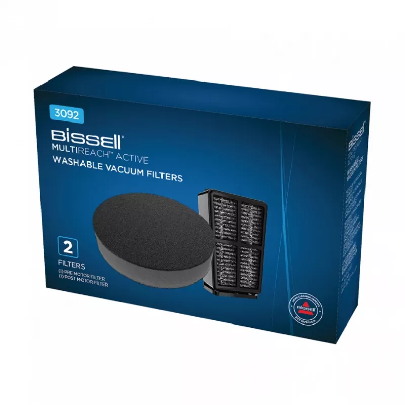 Bissell Multireach Active wasbare stofzuigerfilters, filter, handstofzuiger, zwart, Bissell, MultiReach Active 21V, 110 mm