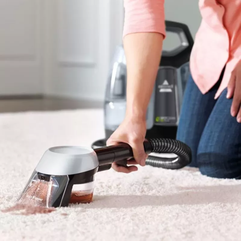 Bissell SpotClean Pet Plus tapijtreinigingsmachine nat & droog zwart, transparant