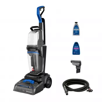 Bissell PowerWash HydroSteam tapijtreinigingsmachine walk-behind deep zwart, blauw, titanium